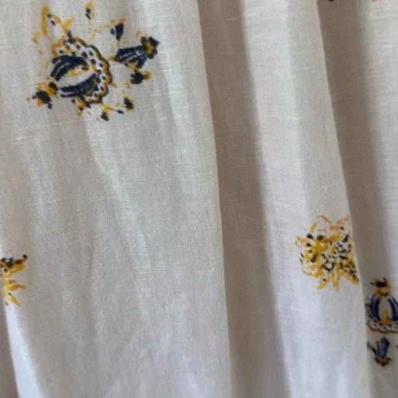 Free People Cream and Yellow Floral Jumpsuit - Picture 6 of 12